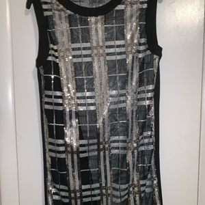 rachel roy glittery long dress